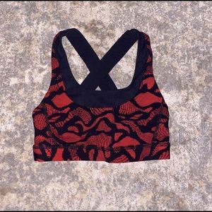 Red/Black Lululemon Sports Bra